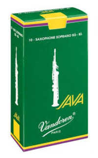 caña sax soprano - vandoren java verde nº2 1/2